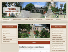 Tablet Screenshot of cristesti.botosani.ro